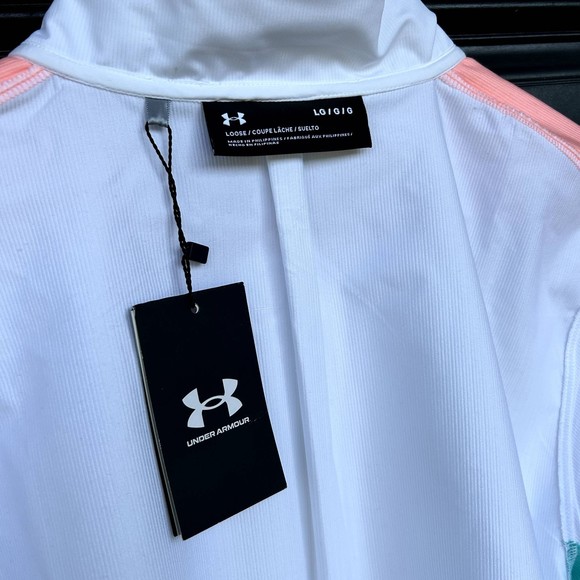 Under Armour Women Storm Wind-strike Water-repel Foldable Golf Jacket Sz… - Picture 11 of 16